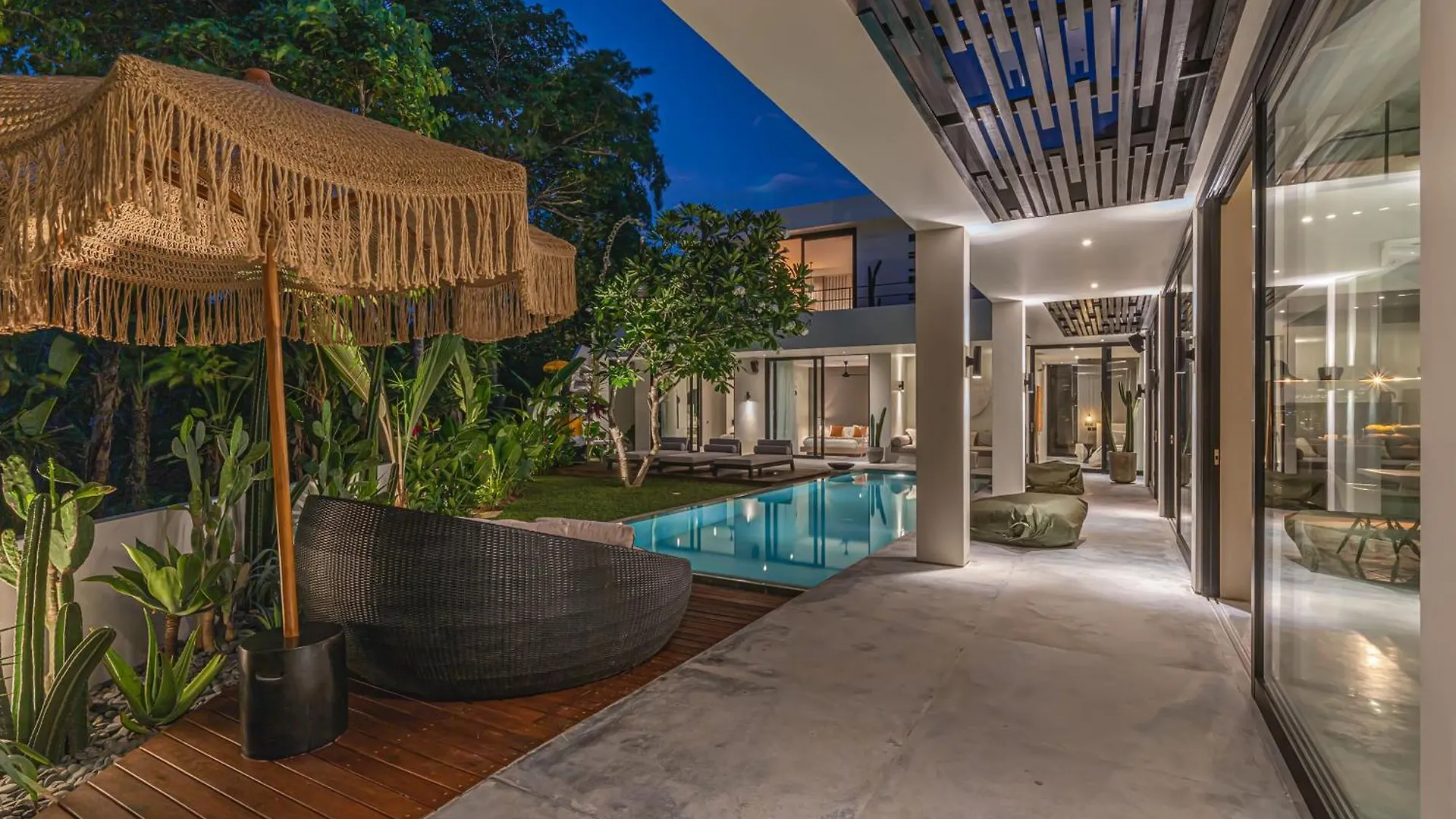 Villa Prana - High End Boutique Style Interior Design 5 Bedroom Villa Canggu  Indonesia